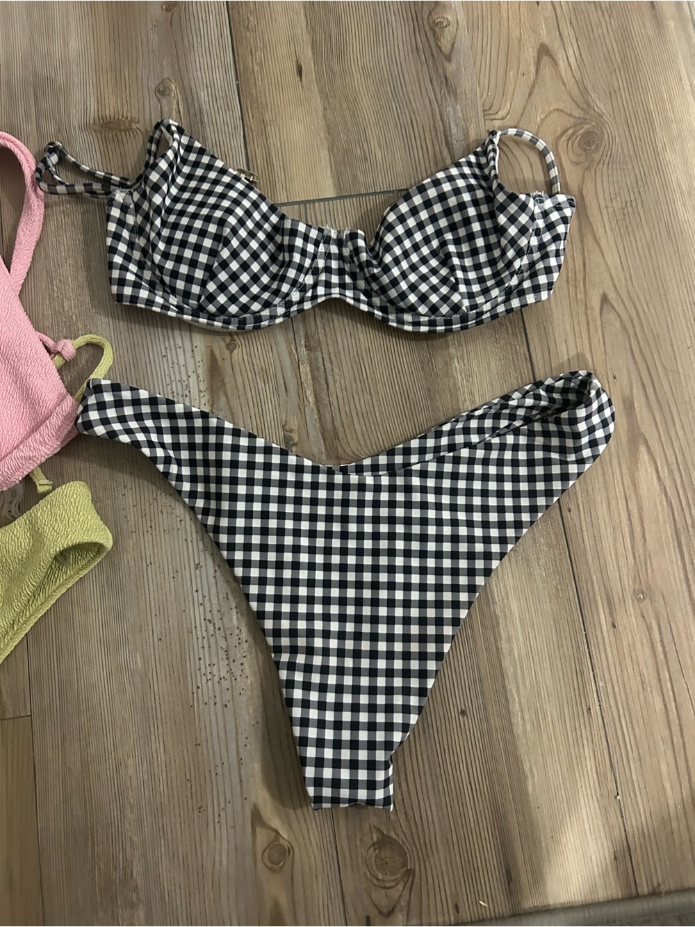 Black and White SHEIN bikini